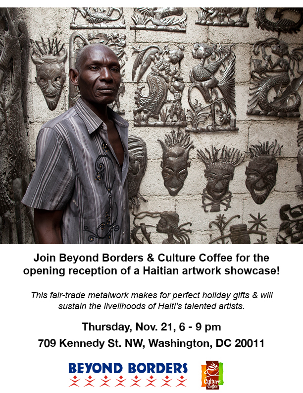 Culture Coffee Art Reception Flier