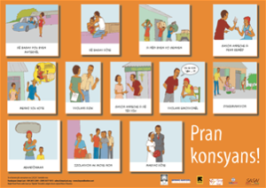 Awareness Phase: Picture Card, addressing forms of violence against women and girls