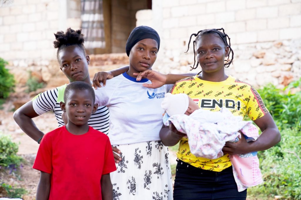 Cericile and her family